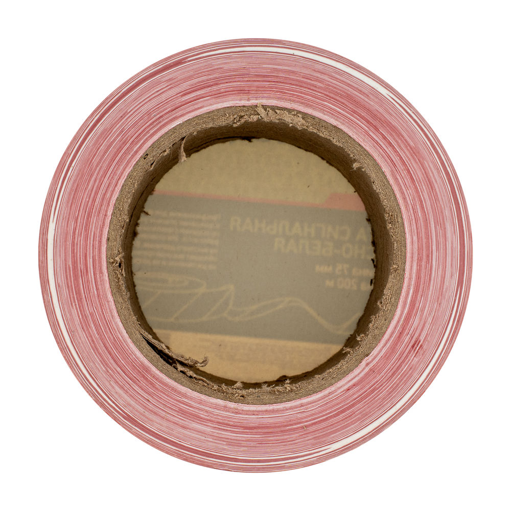 Лента сигнальная, 75 мм х 200 м Сибртех (89031)