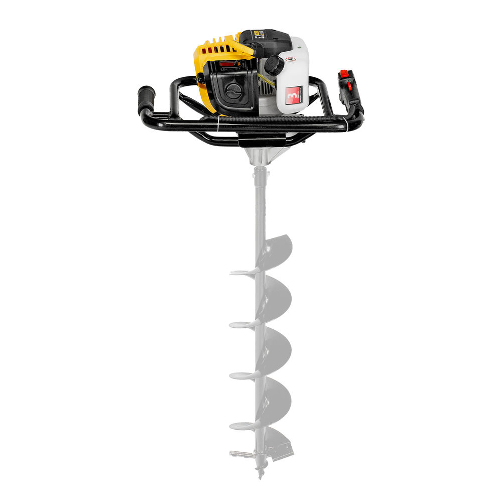 Мотобур DX-52, объем двигателя 52 см3, соединение 20 мм, без шнека Denzel (56001)