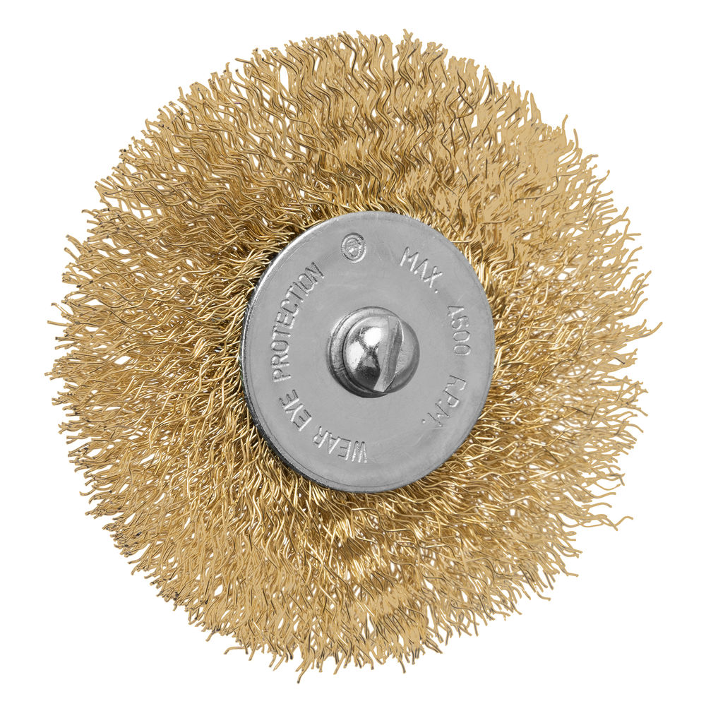 Набор щеток для дрели, 5 шт, 5 плоских 25-38-50-63-75 мм, со шпильками, металлические Matrix (74494)