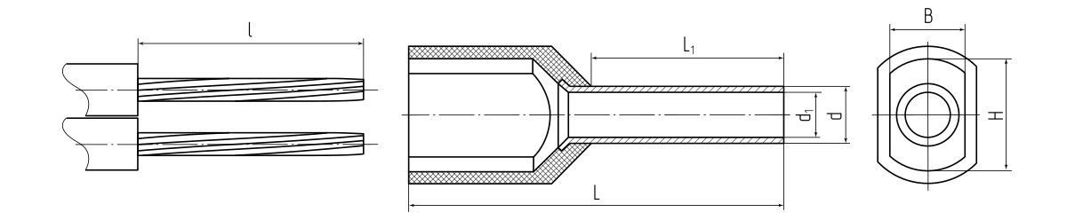 Наконечник штыревой втулочный изолированный НШВИ(2) 1.5-8 (КВТ) (79466)