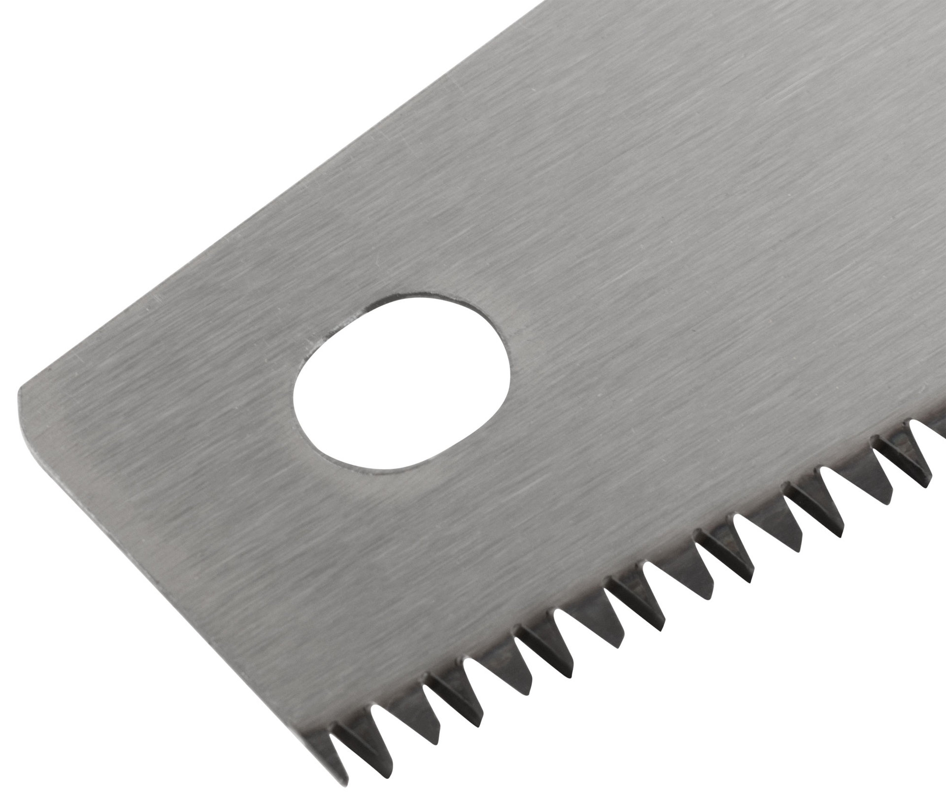 Ножовка по дереву, средний каленый зуб 7 ТPI, 3D заточка, пласт.прорезиненная ручка, Профи 450 мм (40445)