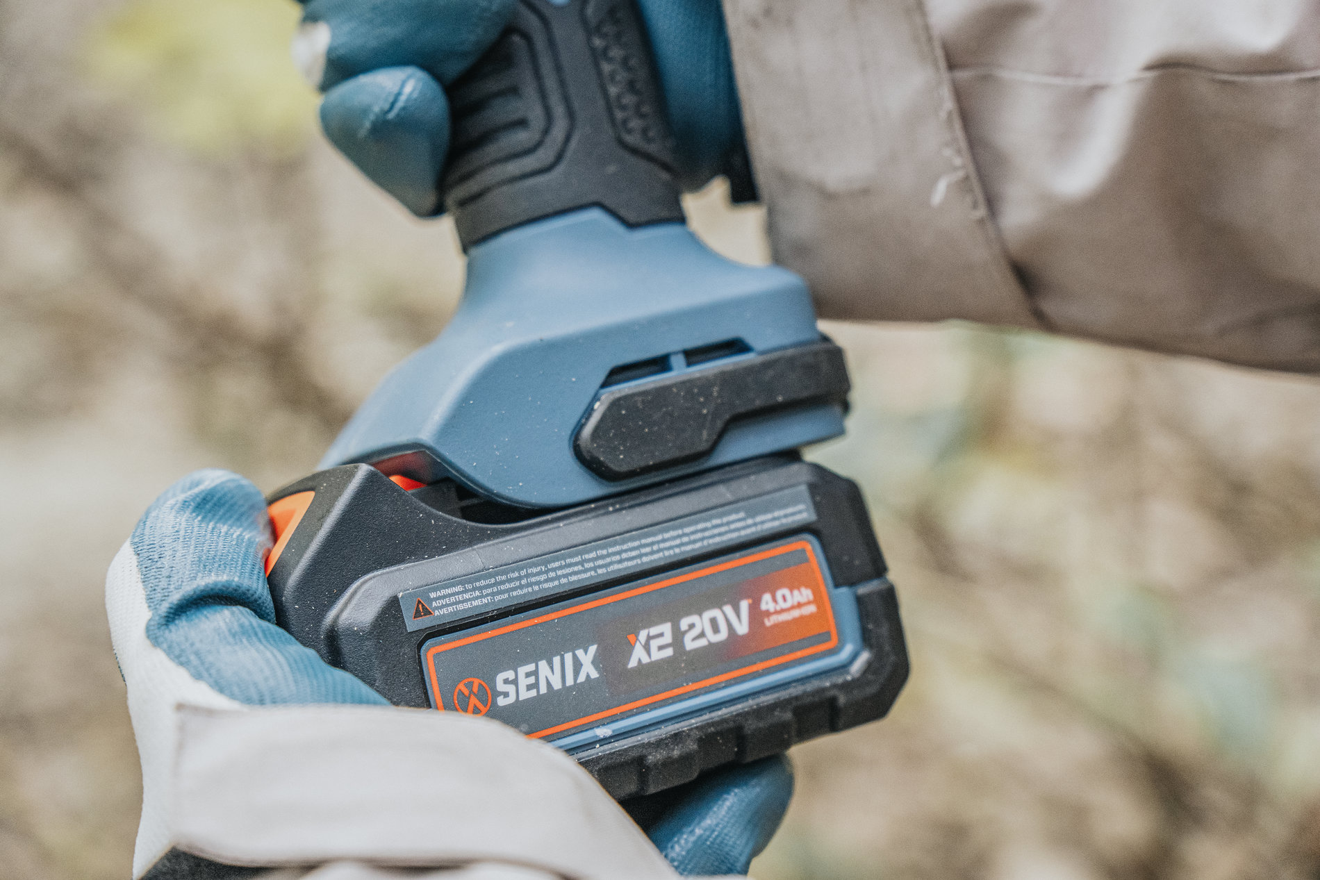 Секатор аккумуляторный, X2 20V, 38мм, 1акб и зу SENIX GPSX2-M1-EU