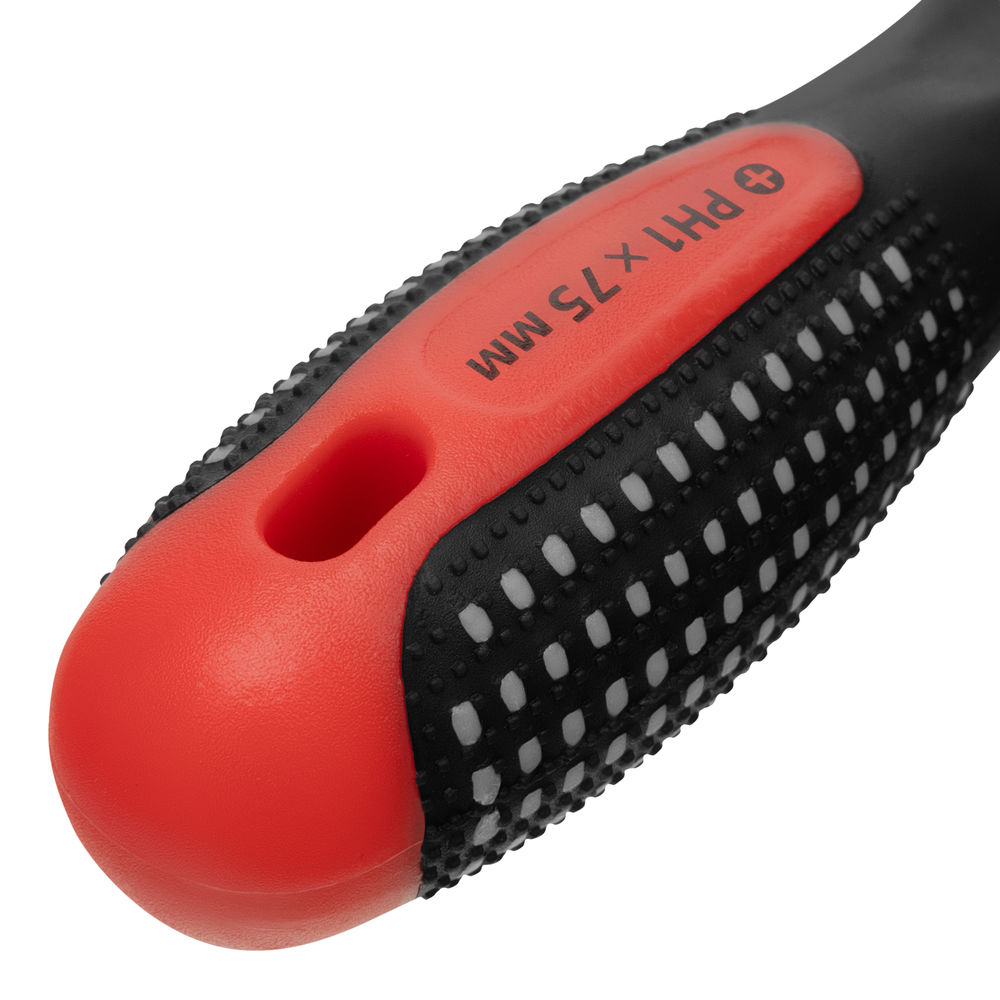 Отвертка Fusion, PH1 х 75 мм, CrV, трехкомпонентная рукоятка Anti slip Matrix