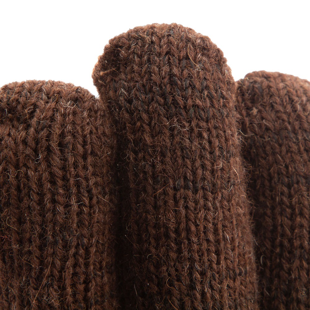 Перчатки трикотажные, двойные, верблюжья и овечья шерсть, ПВХ покрытие, Сибртех (68635)