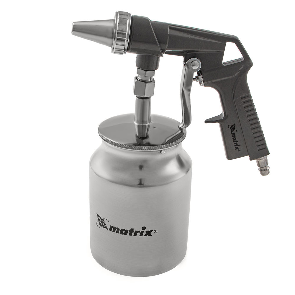 Пистолет пескоструйный с нижним бачком, пневматический Matrix (57326)