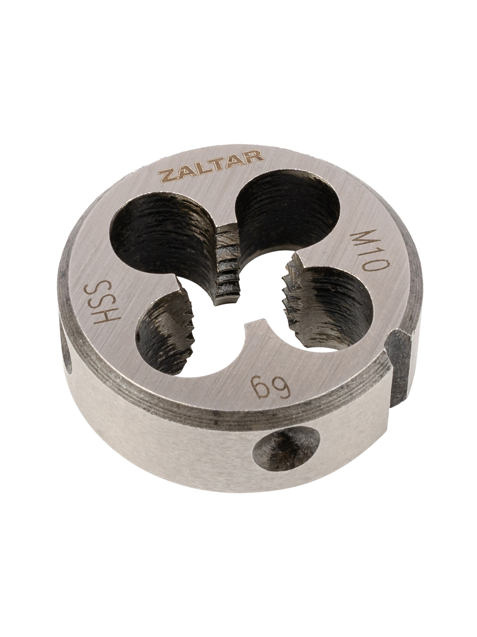 Плашка круглая резьбонарезная HSS, DIN 223 B (DIN EN 22568), M10 x 1.5, 30 x 11 (ZA-10406)