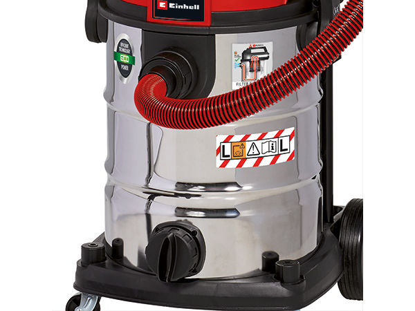 Пылесос строительный Einhell TE-VC 2230 SACL,1400Вт,220мбар,30л,очистка фильтра,розетка (2342465)