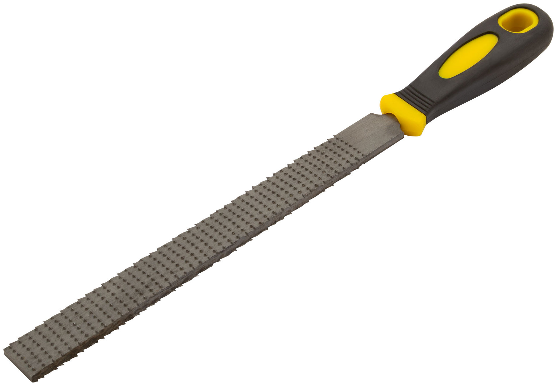 Рашпиль, прорезиненная ручка, плоский 200 мм (42756)
