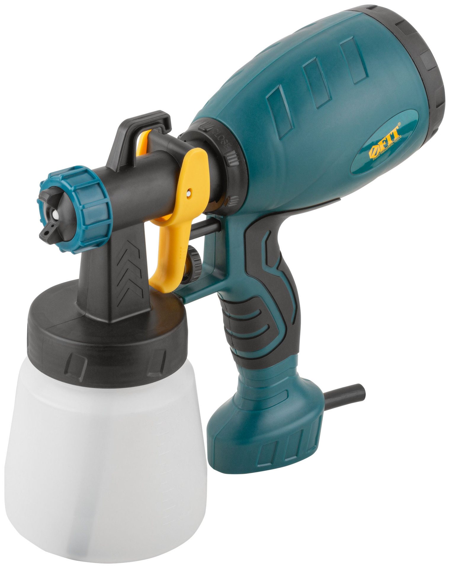 Распылитель электрический 500 Вт; 2,5 мм; 800 мл; 40 din/сек; 800 мл/мин; HVLP; коробка (80990)