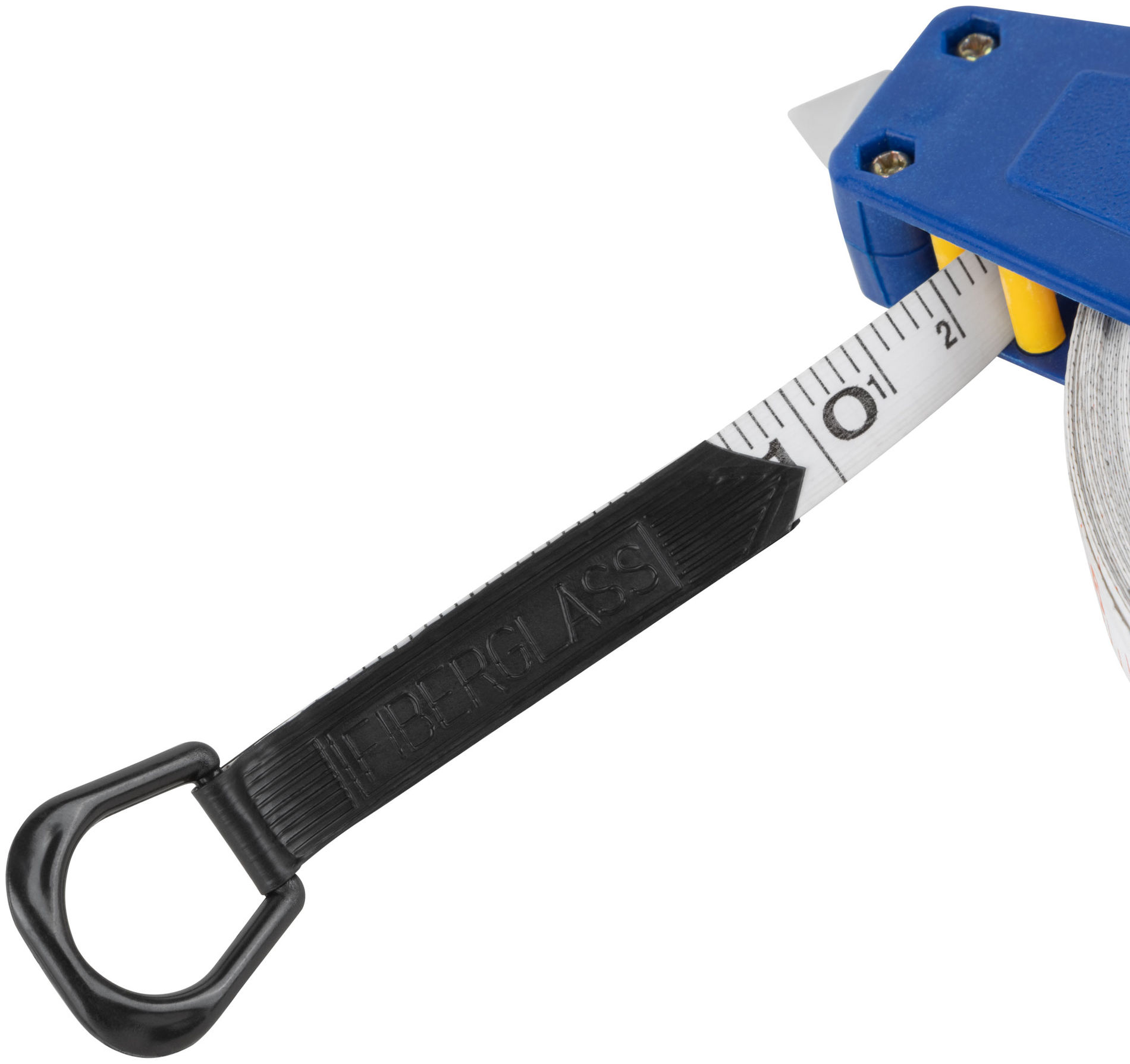 Рулетка геодезическая, открытый корпус, фибергласовая лента 50 м (17773М)