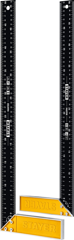 Угольник столярный 500 мм, со стальным полотном STAYER 3430-50