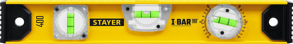 Уровень двутавровый с поворотным глазком I-Bar STAYER 180 400 мм 3470-040_z02  