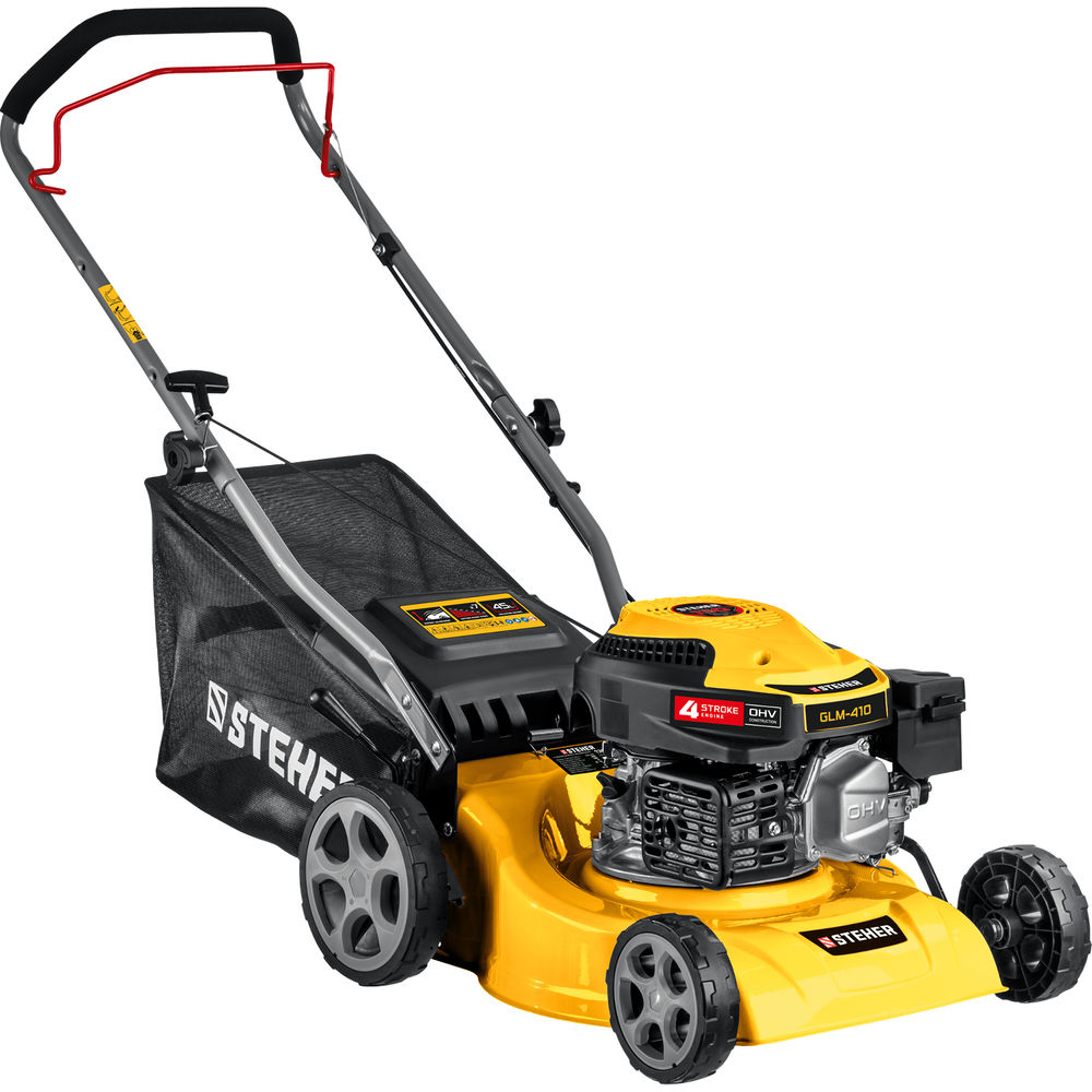Газонокосилка бензиновая 410 мм, 3.5 л.с. STEHER GLM-410