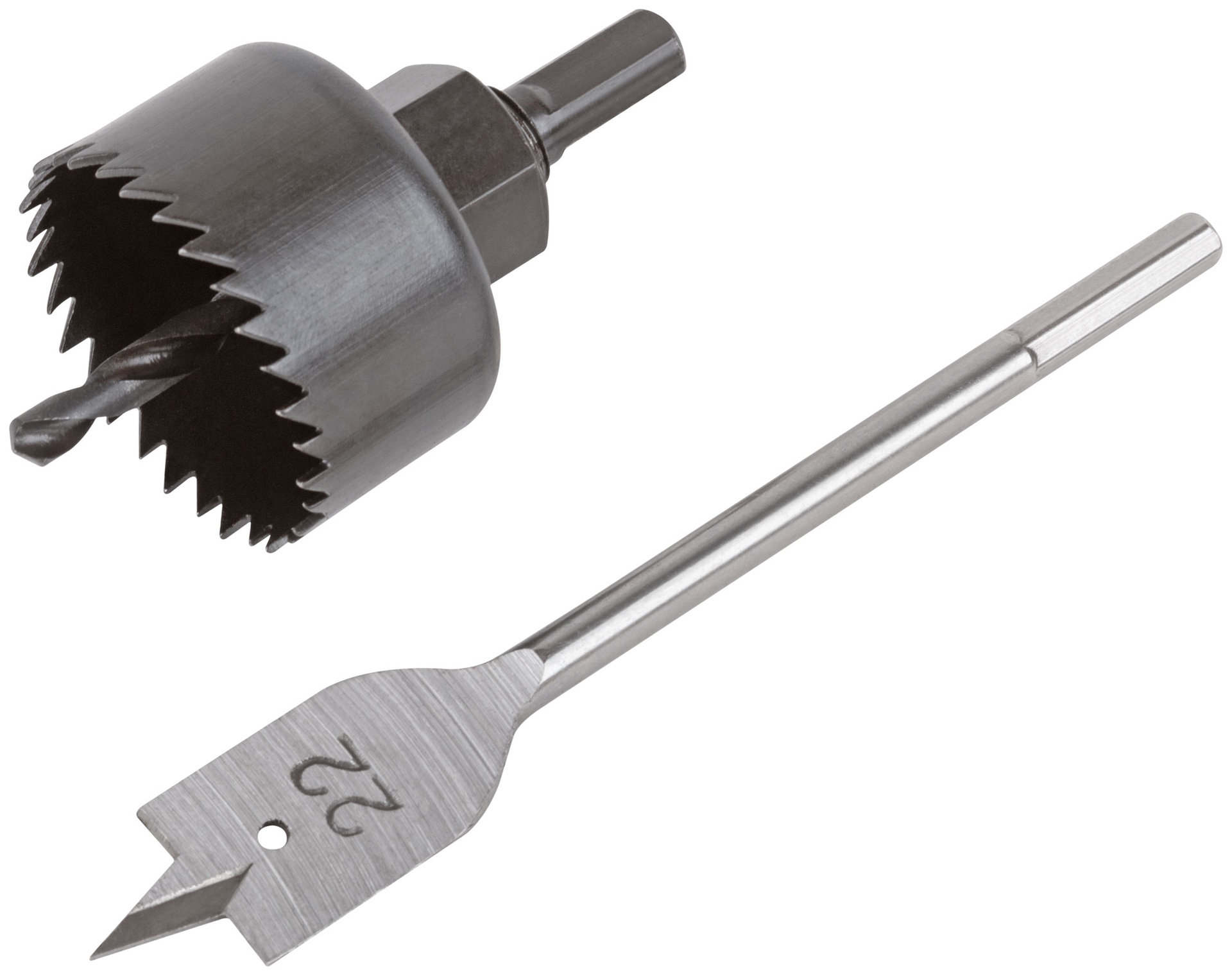 Сверла наборные для замков, набор 3 шт. (22/48 мм) (36348)