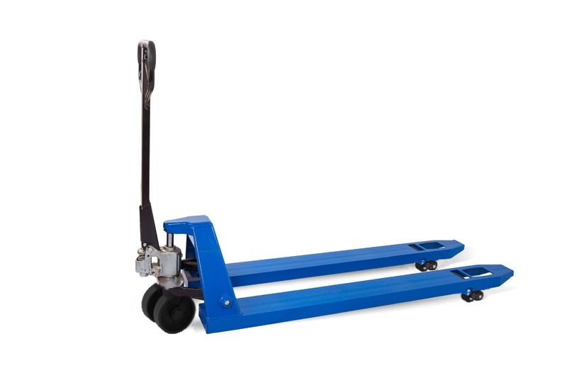 Тележка гидравлическая 2500 кг 2000 мм резиновые колеса TOR RHP (1039359)