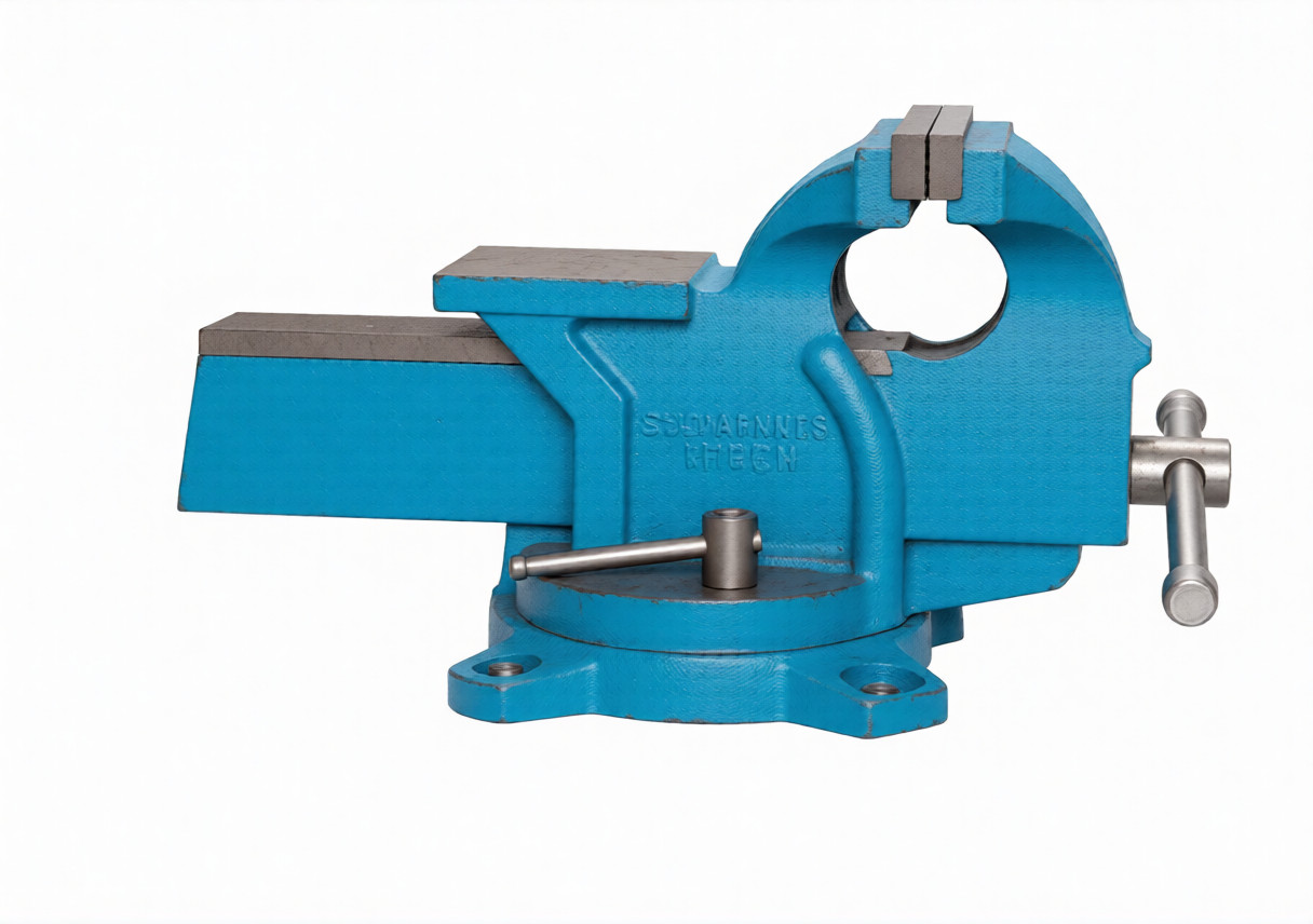 Тиски слесарные 200 мм чугунные поворотные ТСЧ-200