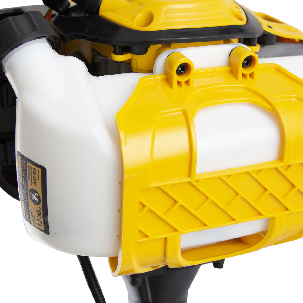 Триммер бензиновый DTL-43S, 43 см3, разъемная штанга, состоит из 2 частей Denzel (96264)