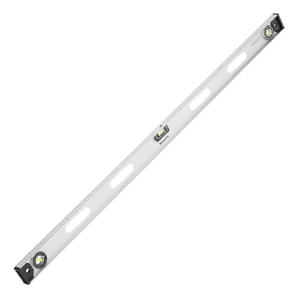 Уровень алюминиевый Рельс, 1200 мм, 3 глазка (1 поворотный) Matrix (34032)