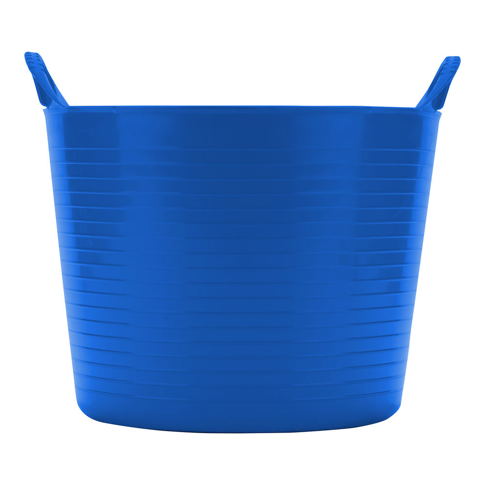 Ведро гибкое сверхпрочное, 28 л, синее, Сибртех (67523)