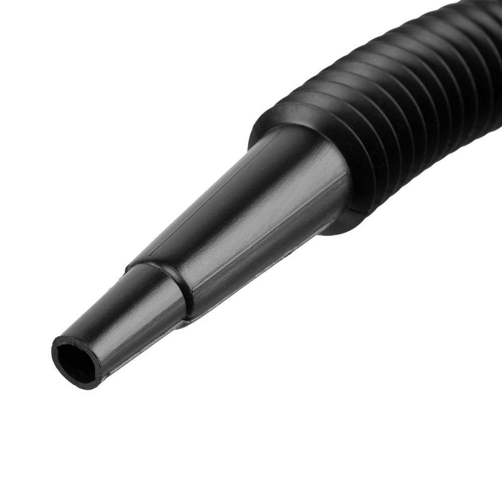 Воронка пластиковая 135 мм с металлическим ситом, гибким наконечником и непроливайкой Denzel (537210)