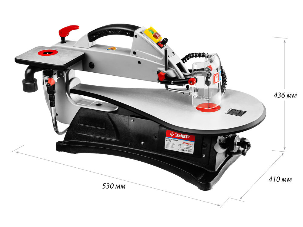 Станок лобзиковый 50 мм 250 Вт ЗУБР ЗСЛ-250