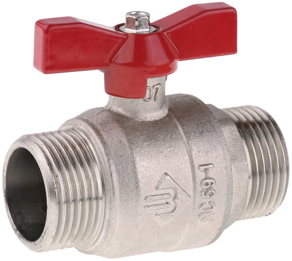 Шаровой кран d 1, «папа-папа» ЗУБР 51355-N-1