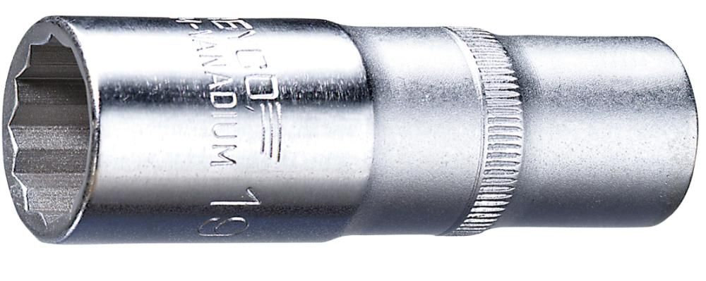 50-19 Головка торцевая 12-гранная глубокая 1/2, 10 x 80 мм (HE-00050191082)