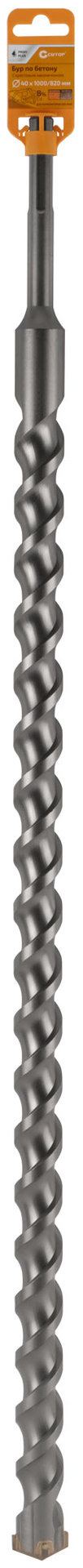 Бур по бетону CUTOP Profi Plus, SDS-Max с крестовым наконечником, 40x1000 мм (42-401000)