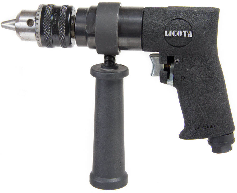 Дрель пневматическая 1/2(13 мм) с реверсом 750об/мин, Licota, PAD-04003