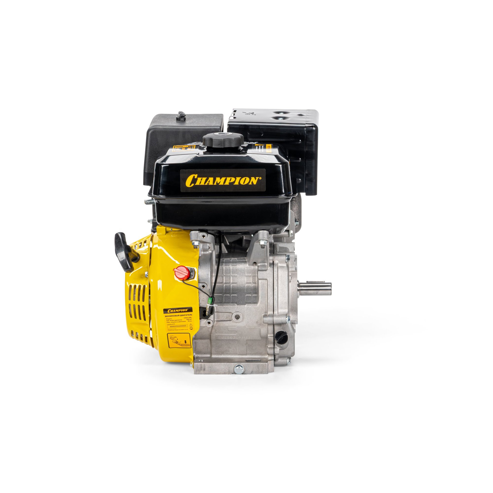 Двигатель 15лс/11кВт 420см? 25мм 28кг шпонка CHAMPION G420-2HK