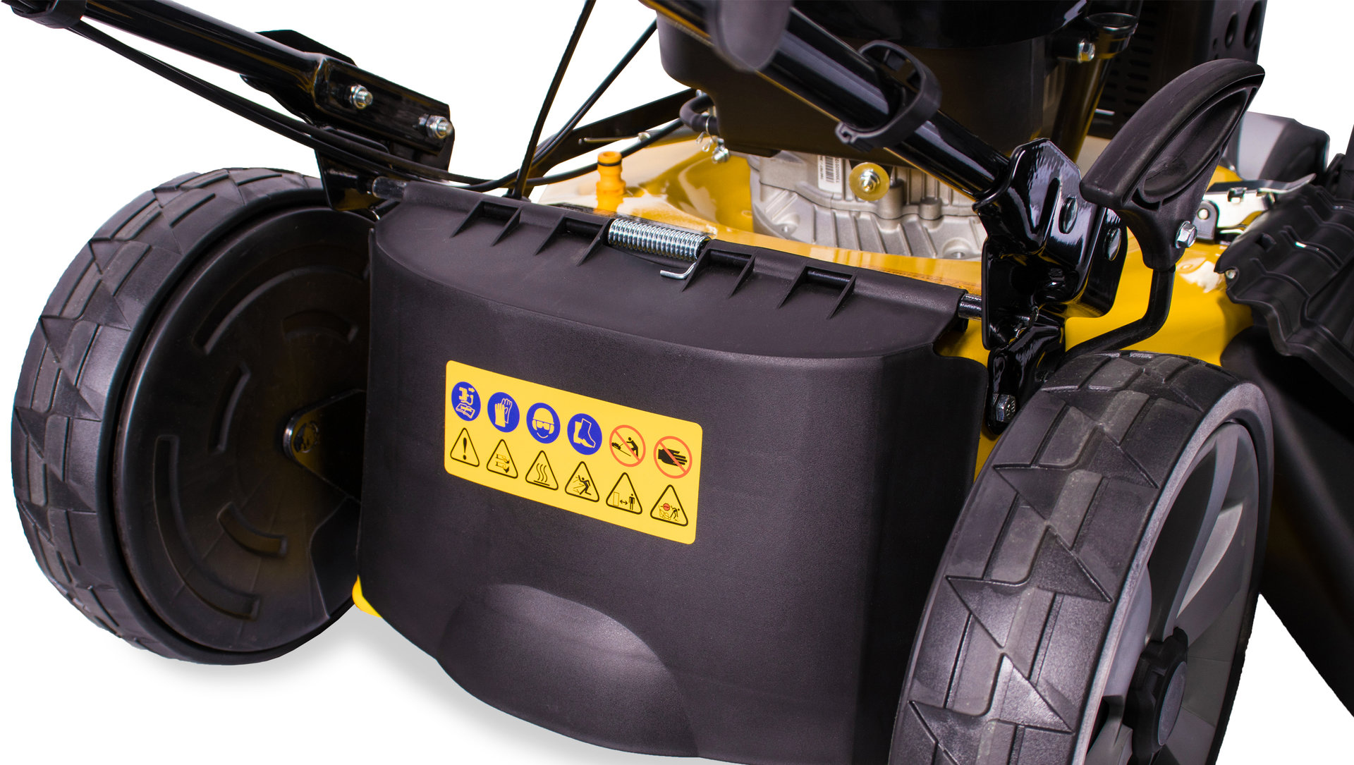 Газонокосилка CHAMPION LM5347 (PRO 4,4кВт привод 520мм 60л 20-80мм 1рычаг/8, 39кг 4в1) (LM5347)