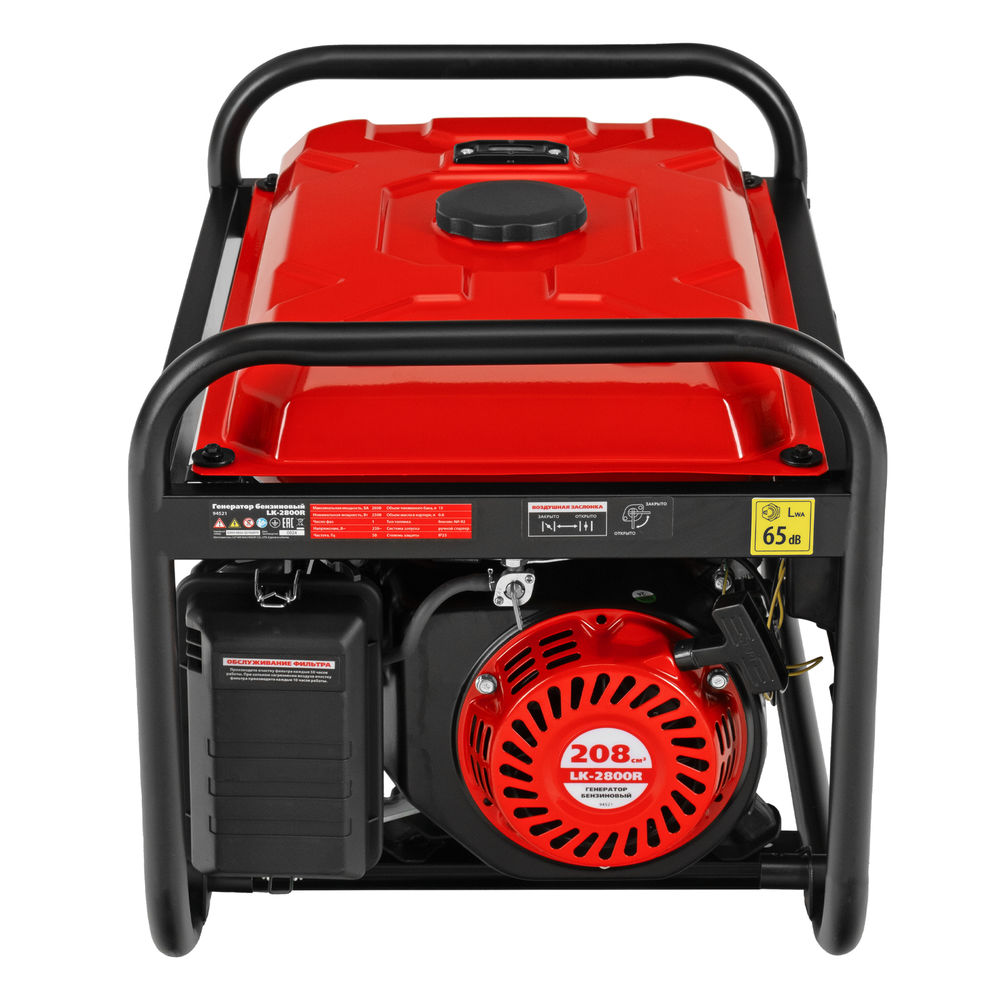 Генератор бензиновый LK-2800R, 2,8 кВт, 230В, ручной стартер Kronwerk (94521)