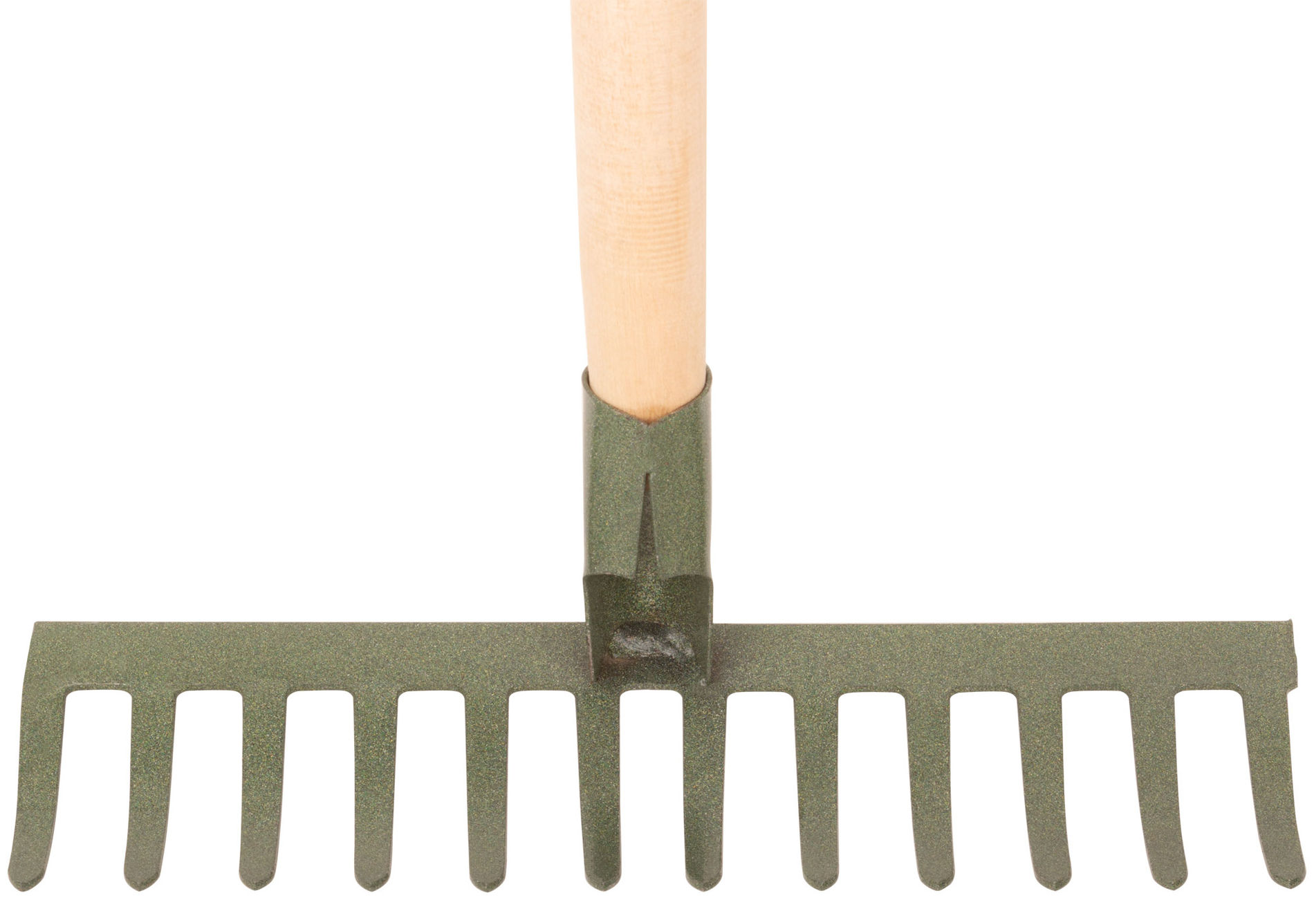 Грабли, прямой зуб, 12 зубьев, с деревянным черенком (76961)