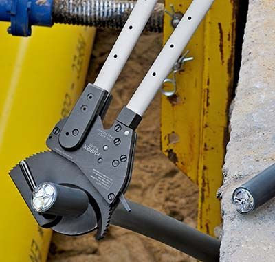 Кабелерез с трещоткой, O 60 мм (740 мм?, MCM 1400), длина 630 мм, 2К телескопические ручки (KN-9532060)