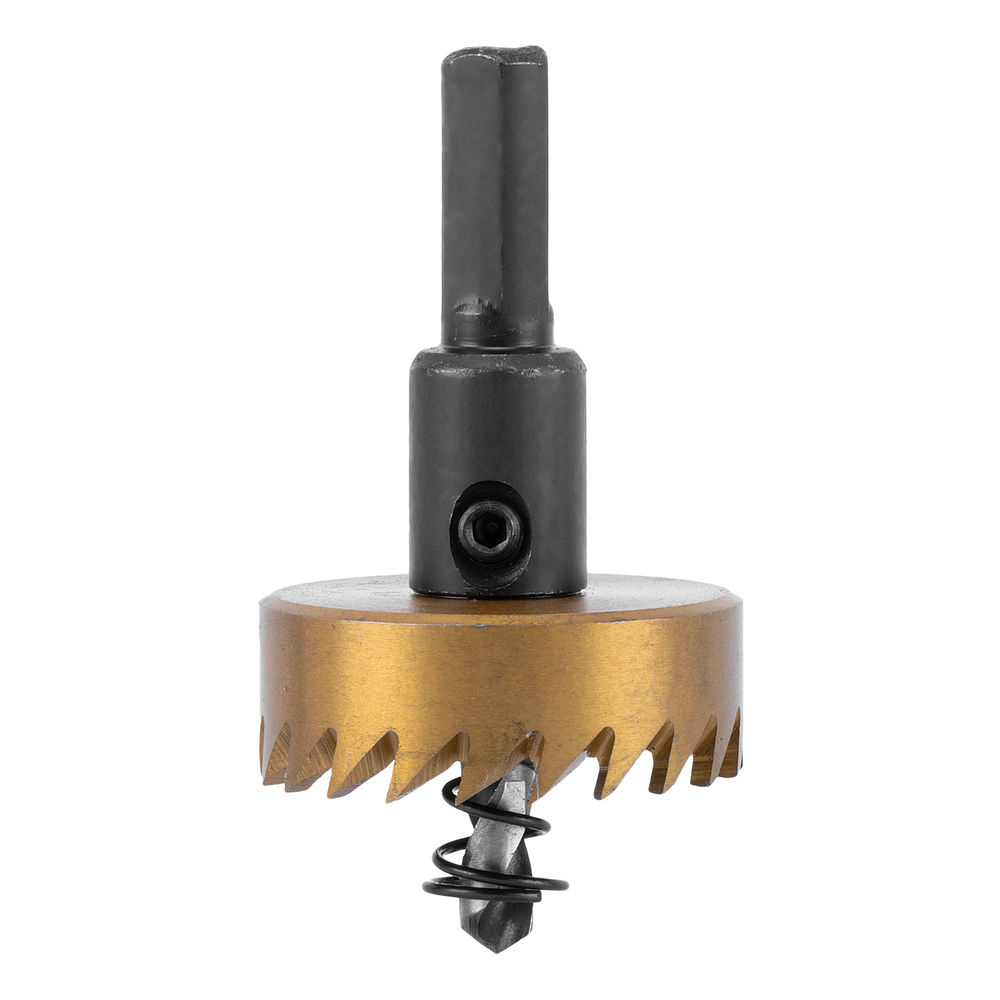 Коронка по металлу HSS, 38 мм, нитридтитановое покрытие Denzel (724111)