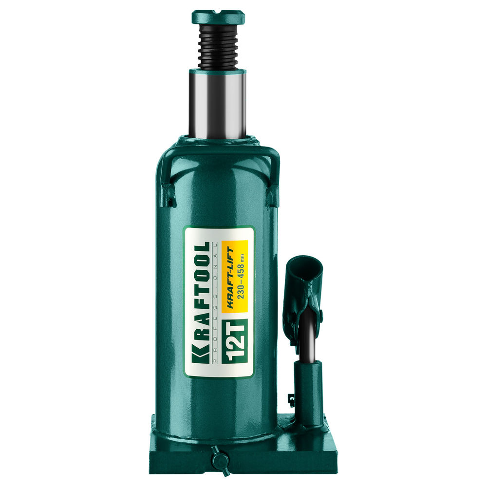 Домкрат бутылочный гидравлический 12 т, 230 - 460 мм KRAFT-LIFT KRAFTOOL 43462-12