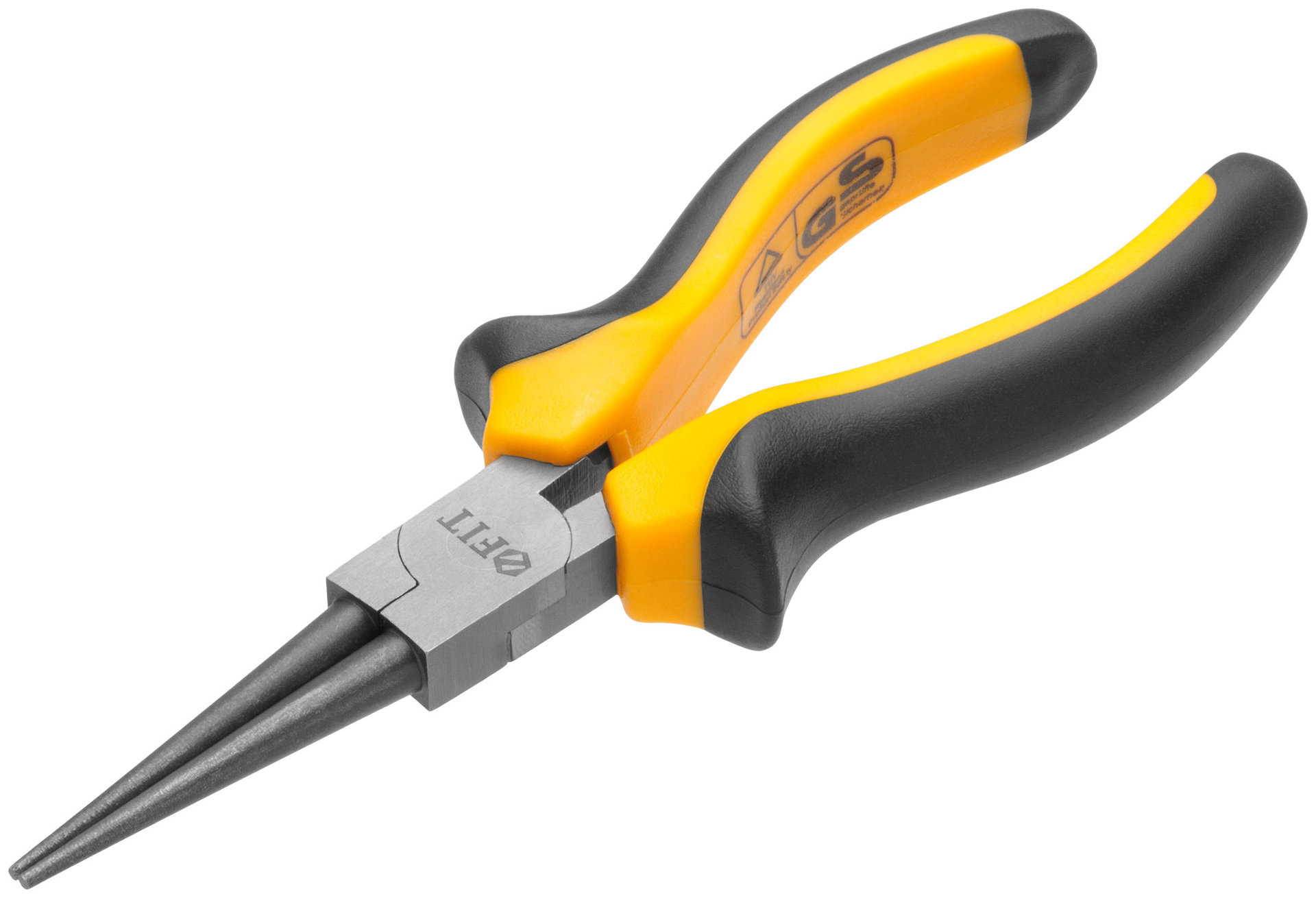 Круглогубцы Стайл, мягкие прорезиненные ручки, молибденовое покрытие 165 мм