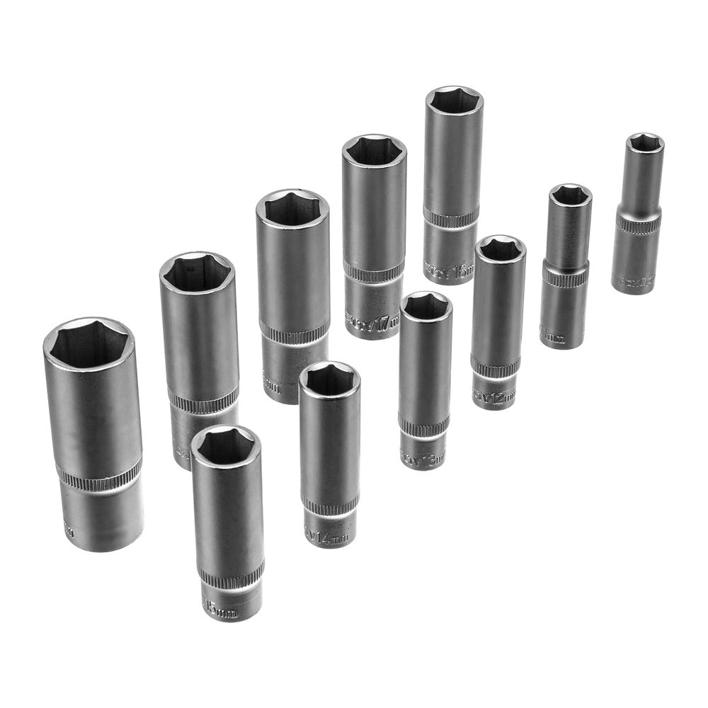 Набор инструментов, 1/2, 3/8, 1/4, пластиковый кейс 172 предм. Сибртех