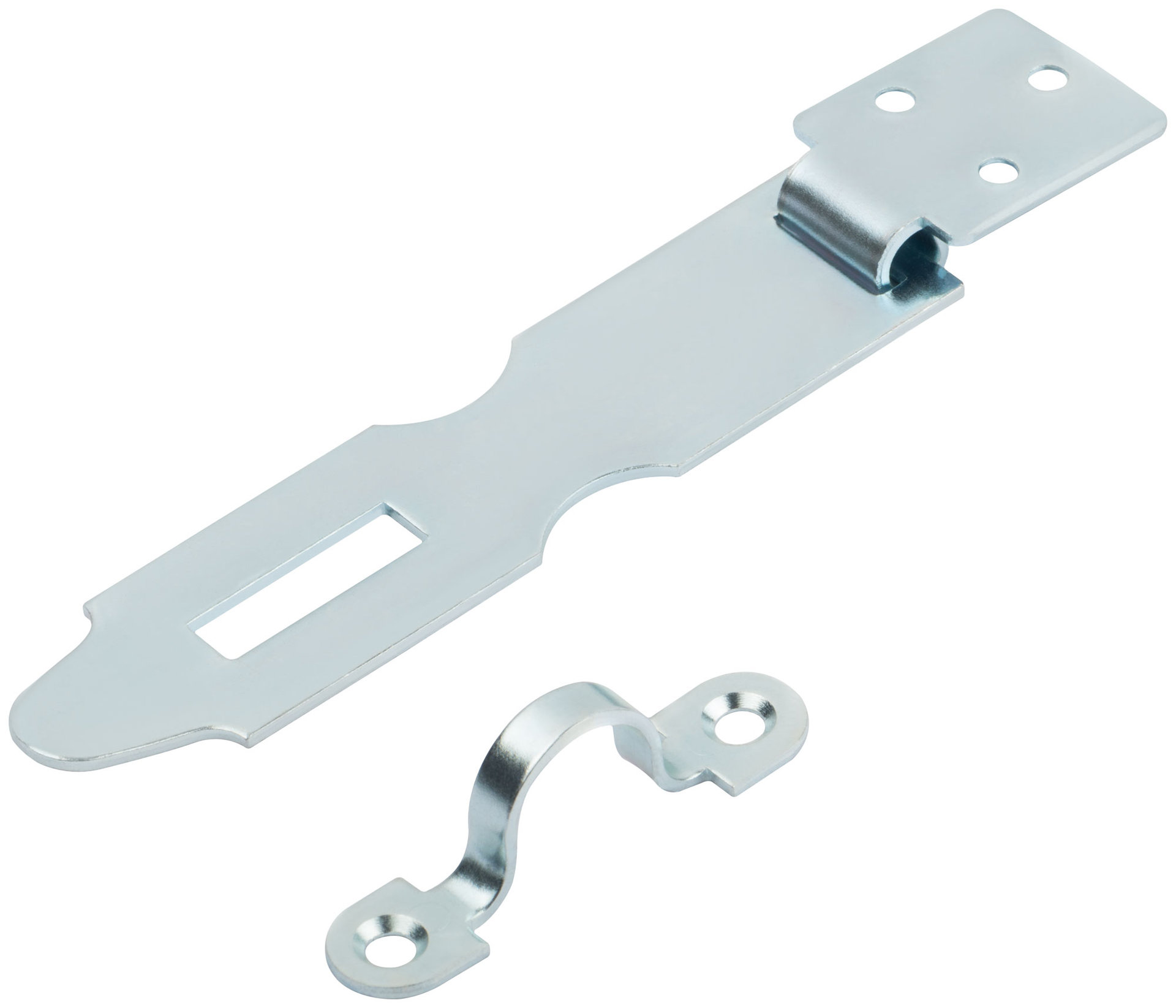 Накладка дверная НД1 125х30 мм, цинк (66652)