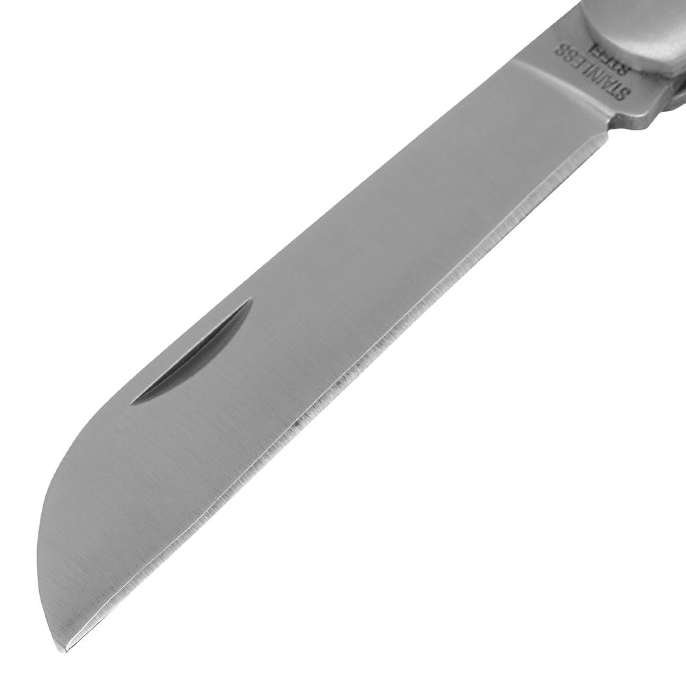 Нож садовый складной, прямое лезвие, 173 мм, деревянная рукоятка Palisad (790038)