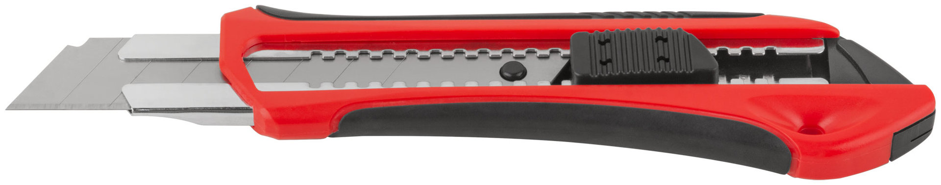 Нож технический Рубин 25 мм усиленный, прорезиненный (10183)