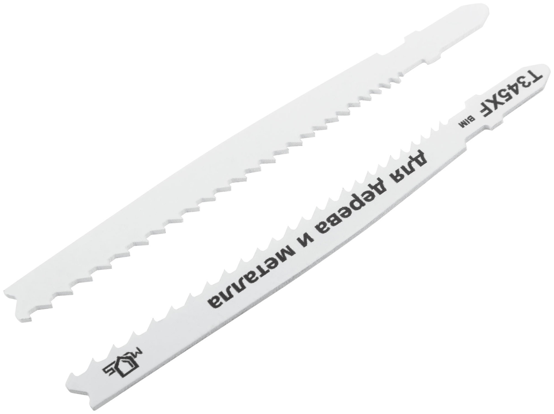 Полотна для эл. лобзика, T345XF, универсальные, Bimetal, 110 мм, 2 шт. (40826М)