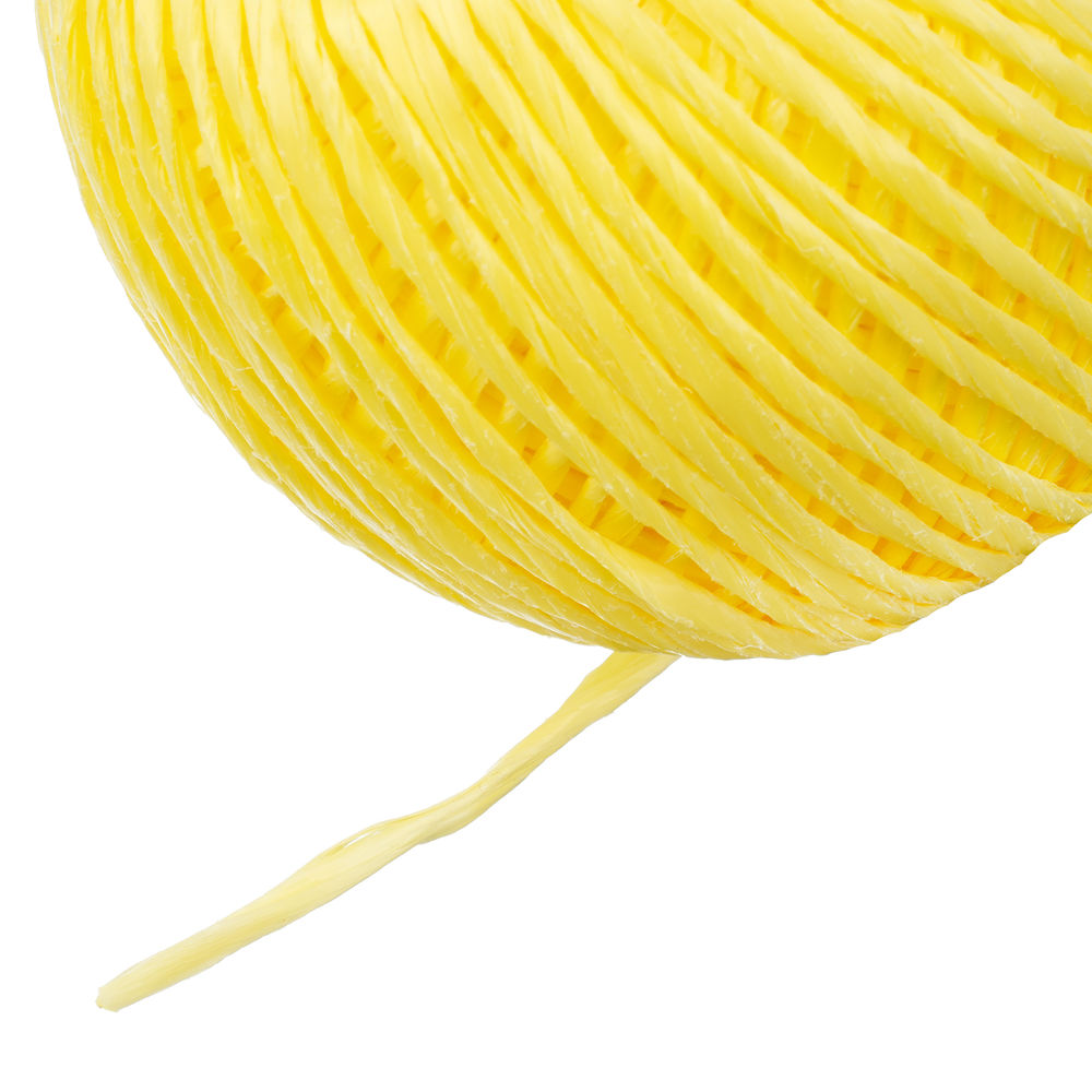 Шпагат полипропиленовый желтый, 1.7 мм, L 110 м, Сибртех (93978)