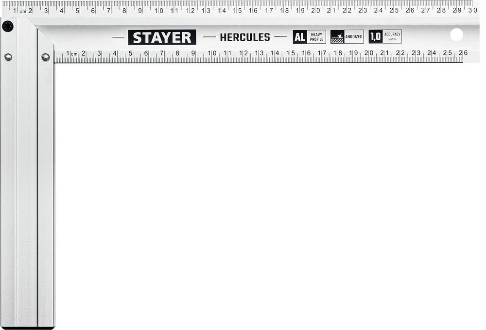 Угольник столярный 300 мм, жесткий STAYER Professional 3432-30