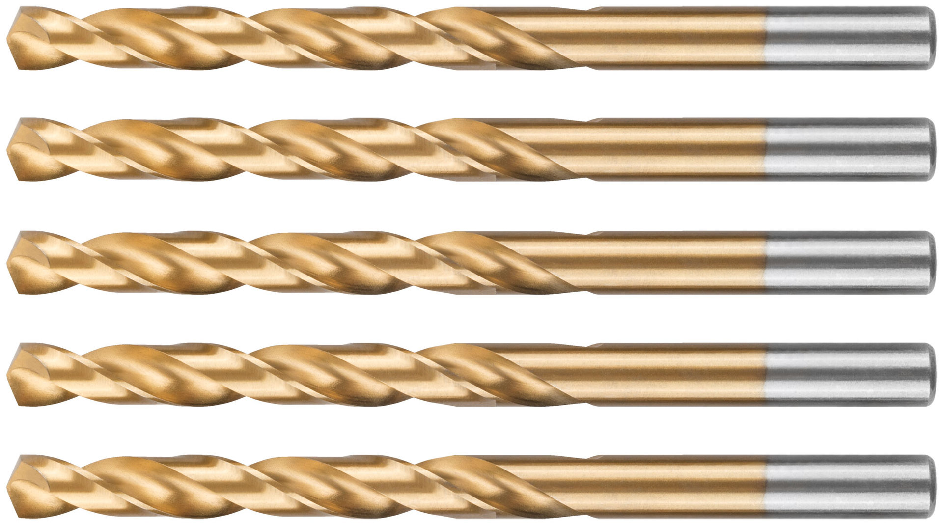 Сверло по металлу Cutop Profi с титановым покрытием, 7,5х109 мм (5 шт) (52-452)