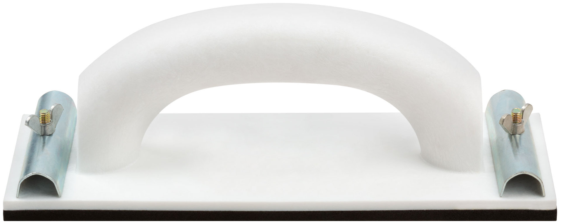 Терка д/наждачной бум.пластиковая с мет.прижимом 230х80 мм (39731)