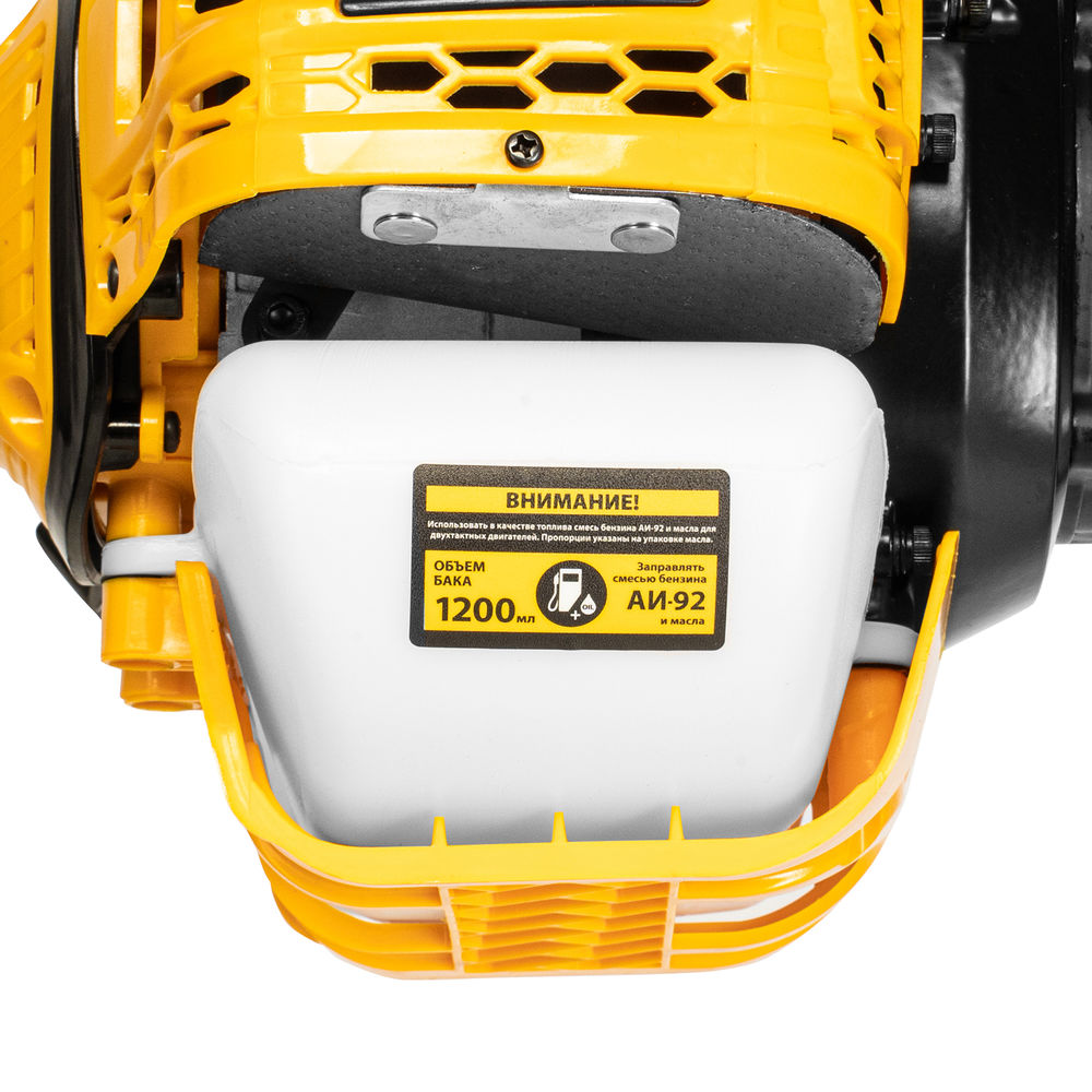 Триммер бензиновый DTL-43, 43 см3, неразъемная штанга, состоит из 2 частей Denzel (96263)