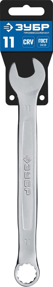 Ключ гаечный комбинированный 11 мм Профессионал ЗУБР 27087-11