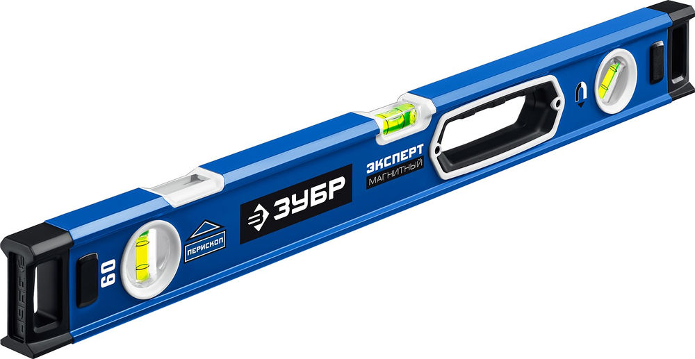Уровень магнитный мощный ЭКСПЕРТ-М 600 мм, с зеркальным глазком ЗУБР Профессионал 34572-060