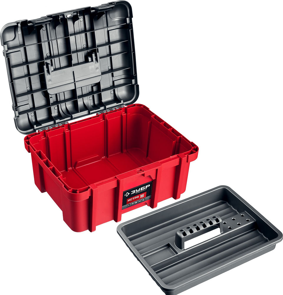 Ящик 419 х 327 х 205 мм 16 пластиковый для инструментов Профессионал ЗУБР ИСТРА-16 38132-16